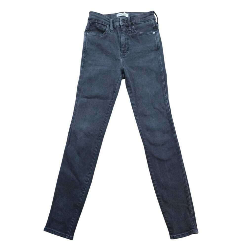 Madewell High Rise Skinny Jeans Women Size 26 Dark Wash Stretch Denim.